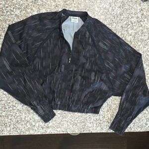 Gymshark Black and Gray Windbreaker